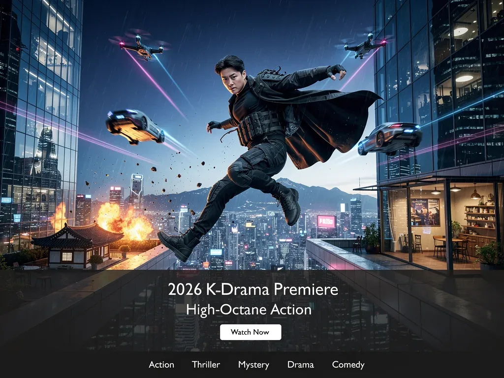 Dynamic action or scenic view from an underrated 2026 K-drama on Viki.