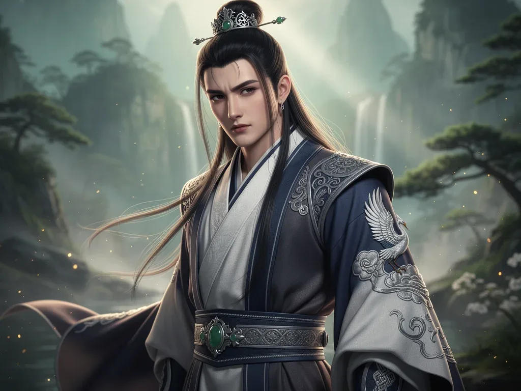 Charismatic male lead from a popular fantasy C-drama