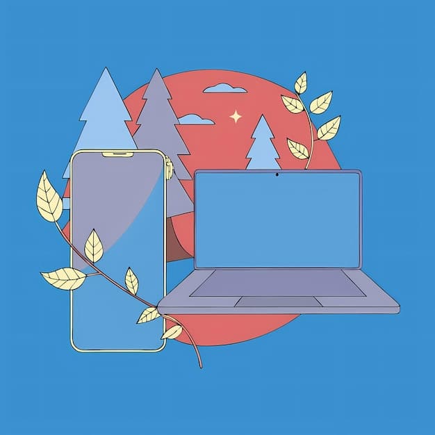 A split-screen illustration showing a laptop on one side and a smartphone on the other, both displaying different K-drama streaming platforms (Netflix, Viki, Kocowa) with VPN icons overlaid, symbolizing the use of VPNs to access region-locked content on various devices.