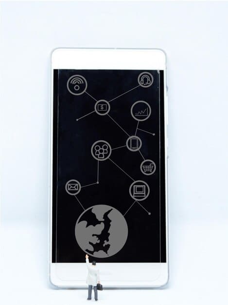 Screenshot of a smartphone screen showing VPN settings. The VPN app is active, and the connection details are displayed. The background shows a network settings menu.