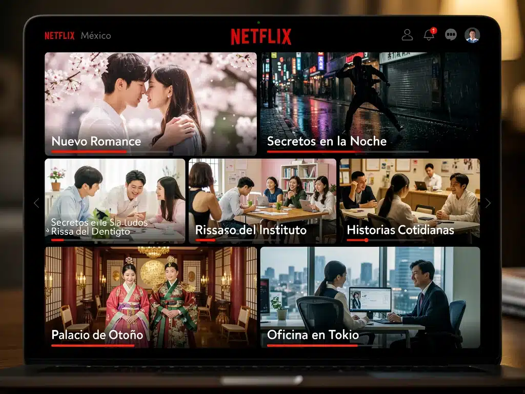 Descubriendo joyas ocultas y doramas populares en Netflix México.