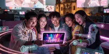 Jóvenes mexicanos disfrutando de un concierto de K-Pop y dramas coreanos en Kocowa México 2026.