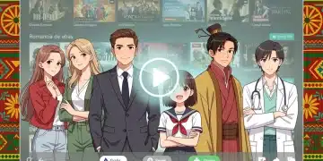 Banner promocional de plataformas gratuitas de doramas en México para 2026, con personajes populares y elementos culturales mexicanos.