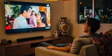 Persona viendo doramas en HD en México, disfrutando de una imagen clara y sin interrupciones.